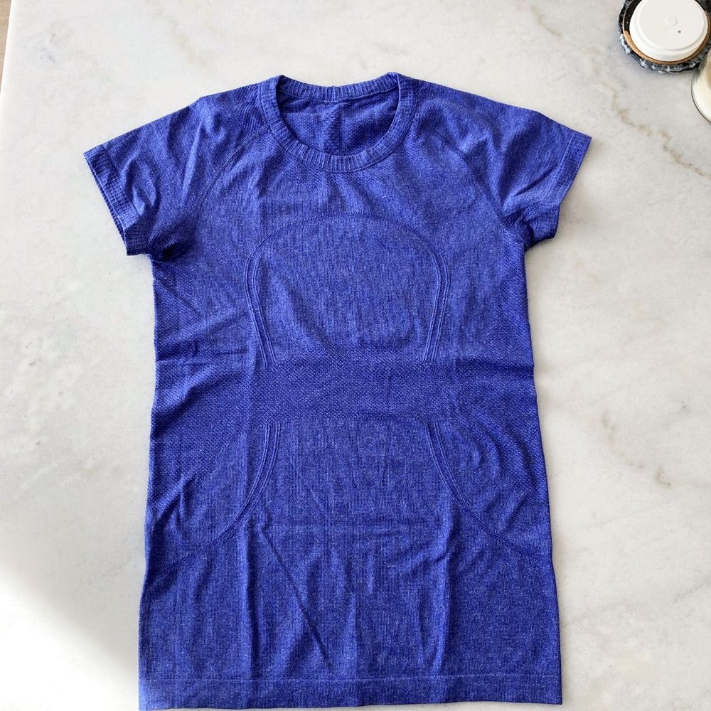 Lululemon Run Swiftly Tech Short Sleeve t shirt / top (Bruised Berry) Purple